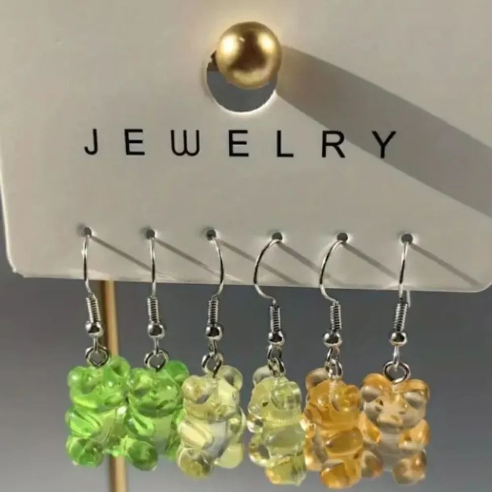 Gummy Bear Earrings - Teddy Bear Earrings